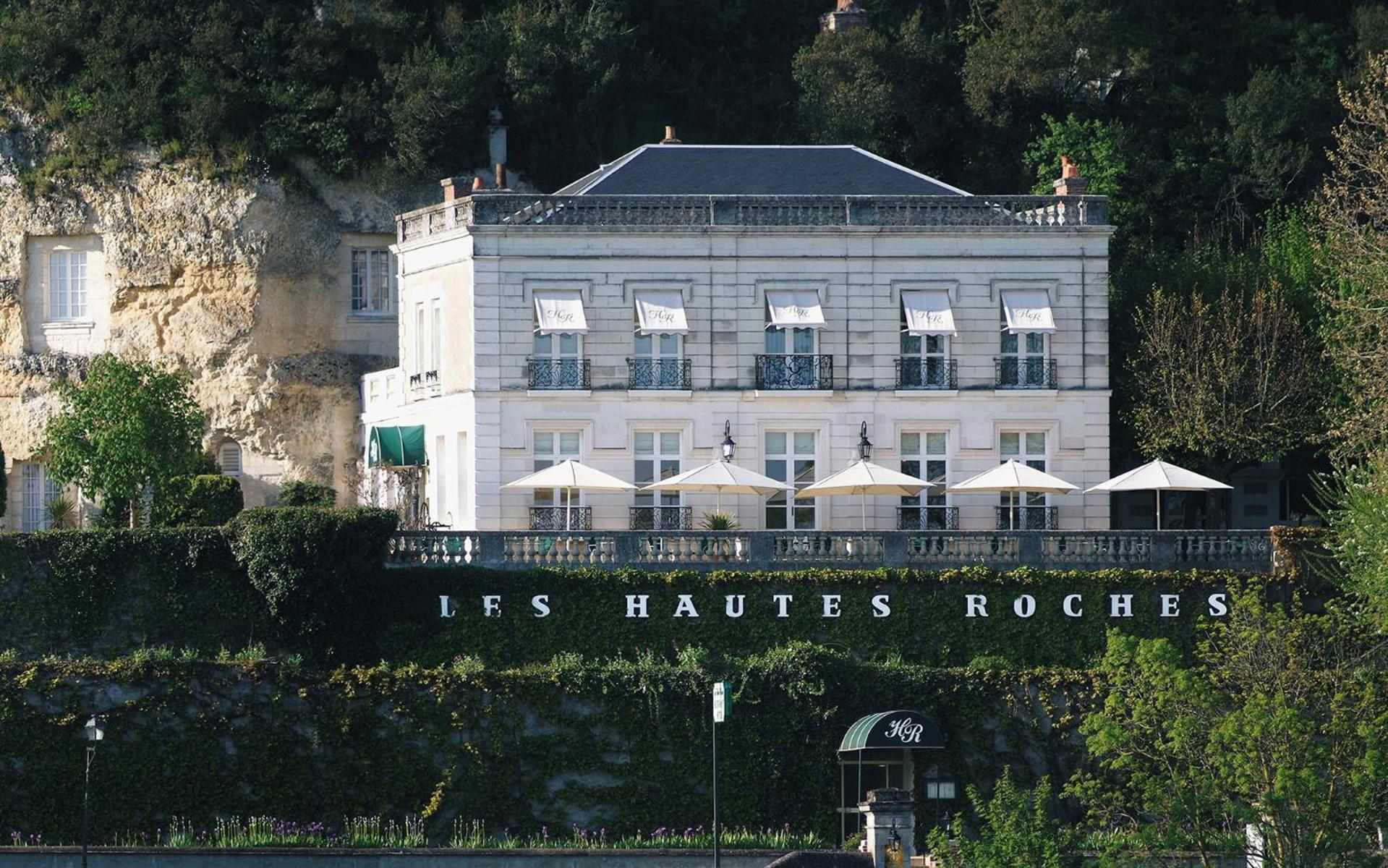 Hotel Les Hautes Roches Rochecorbon Exterior foto